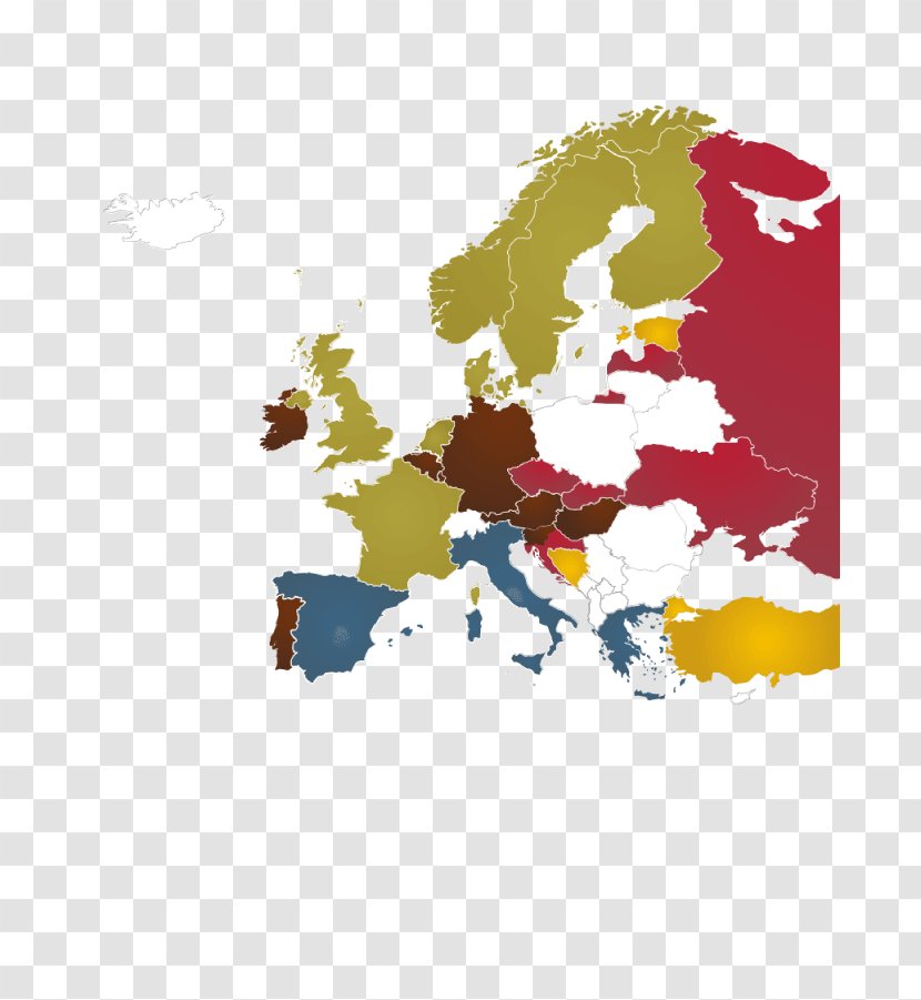 European Union Blank Map Transparent PNG