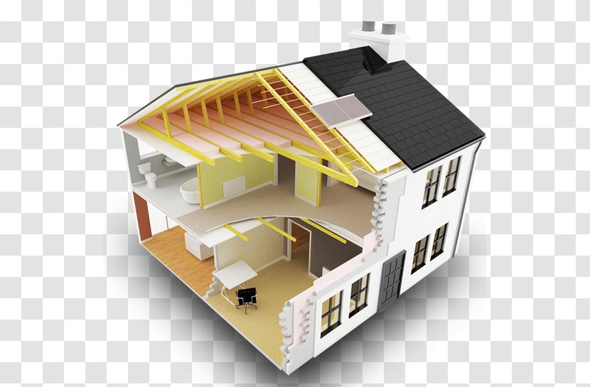 Building Insulation House Thermal Dana Inc. Attic - Elevation Transparent PNG