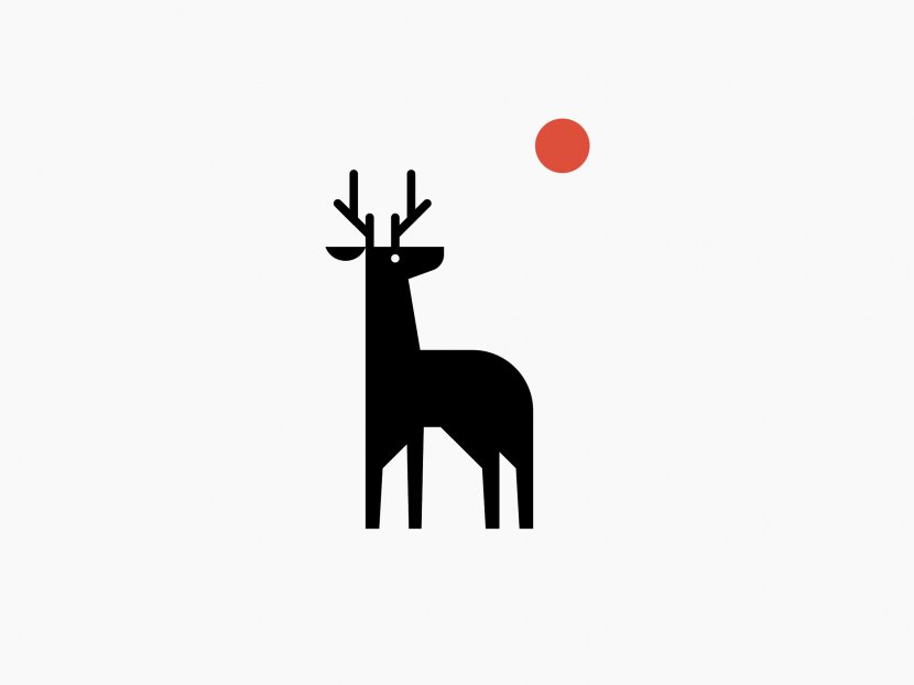Giraffe Reindeer Vertebrate Antler - Logo - Deer Transparent PNG