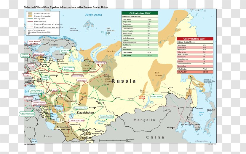 Russia Soviet Union Post-Soviet States Petroleum Natural Gas - Map Transparent PNG