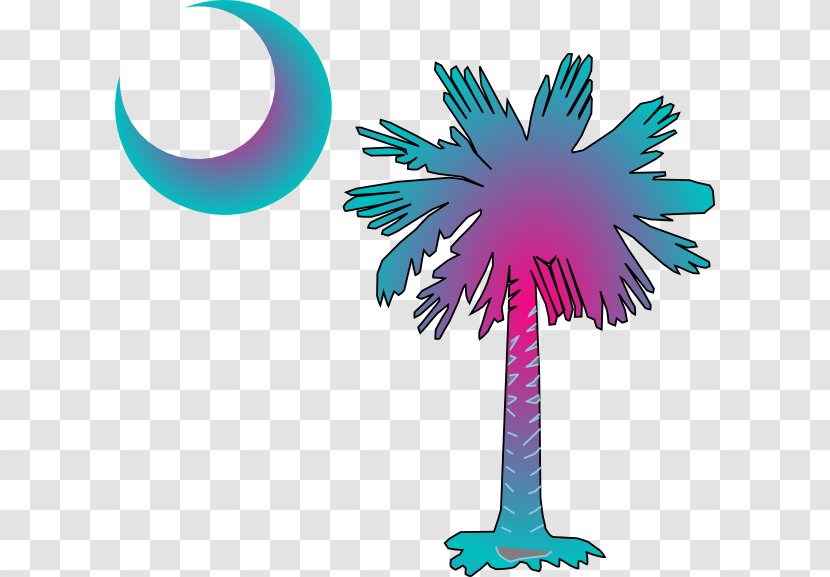 Palmetto Sabal Palm Arecaceae Tree Clip Art - South Carolina Transparent PNG