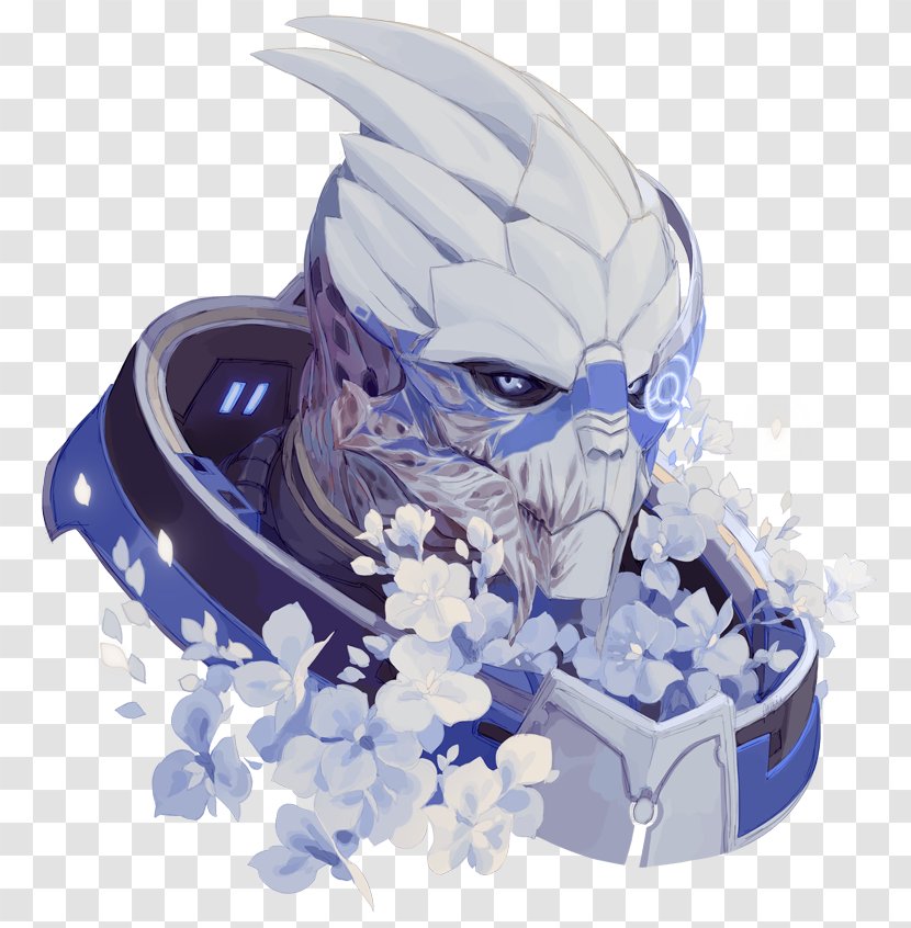 Garrus Vakarian Fan Art DeviantArt Mass Effect - Flower Transparent PNG