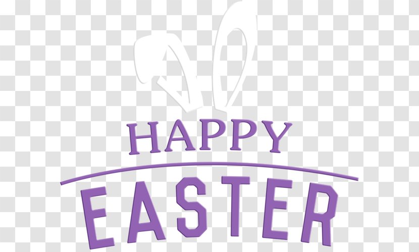 Logo Brand Font Pink M Clip Art - Violet - Easter，happy Easter Transparent PNG