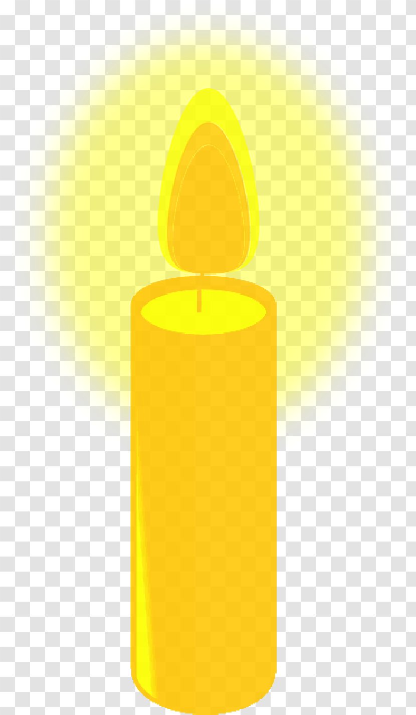 Wax Flameless Candle Cylinder Product Design - Flame Transparent PNG