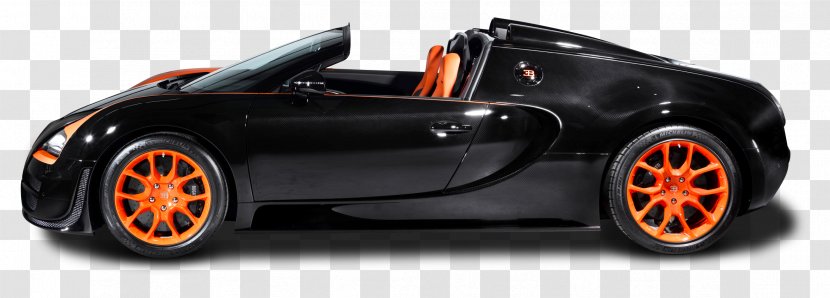 2011 Bugatti Veyron Sports Car EB 110 - W16 Engine - 16.4 Grand Sport Vitesse Transparent PNG