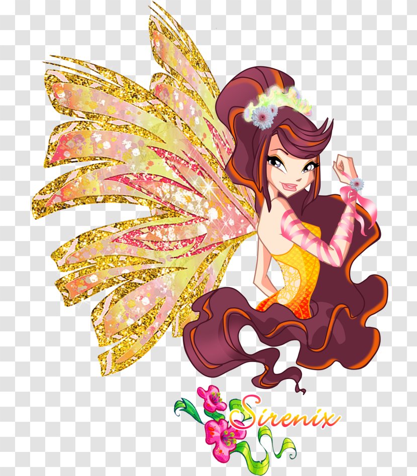 Sirenix Fairy Stella Cartoon Mythix - Flower Transparent PNG