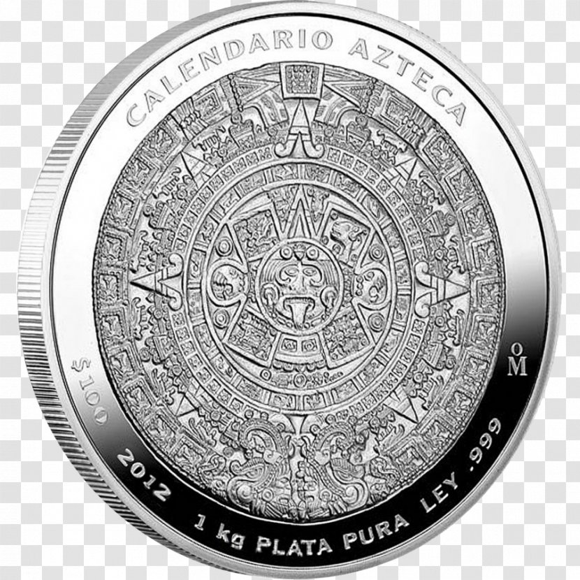 Maya Civilization Aztec Calendar Silver Mexico Transparent PNG