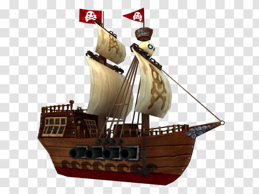 Ship Low Poly Piracy Clip Art - Pirate Transparent PNG