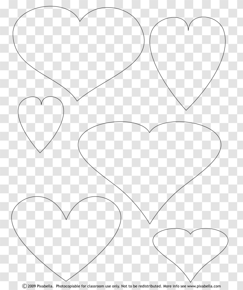 White Line Angle Heart Clip Art - Silhouette - Taobao Home Template Transparent PNG