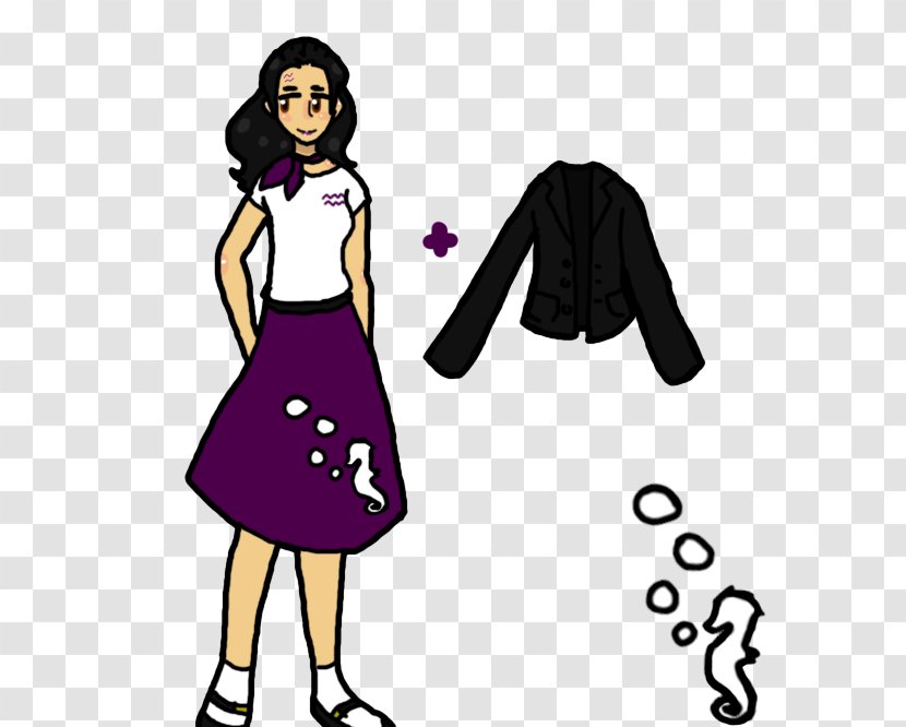 Dress Character Cartoon Clip Art - Flower Transparent PNG