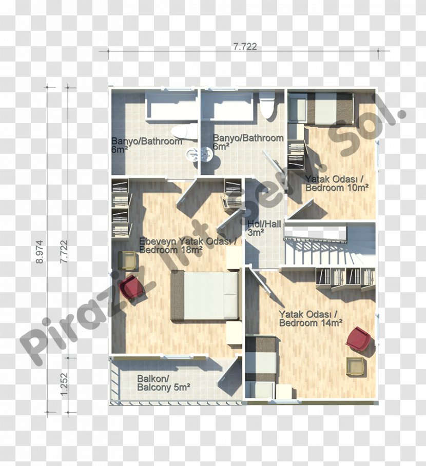 Floor Plan House Building Prefabrication Storey - Project Transparent PNG