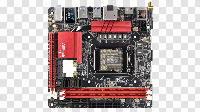 Mini-ITX Motherboard LGA 1151 DDR4 SDRAM ASRock - Electronics Transparent PNG