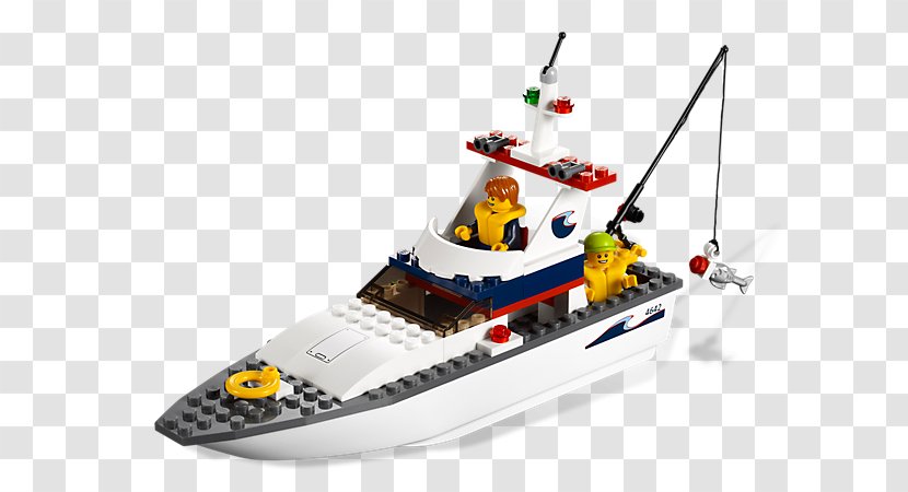 LEGO 4642 City Fishing Boat 60147 Toy Amazon.com - Watercraft Transparent PNG