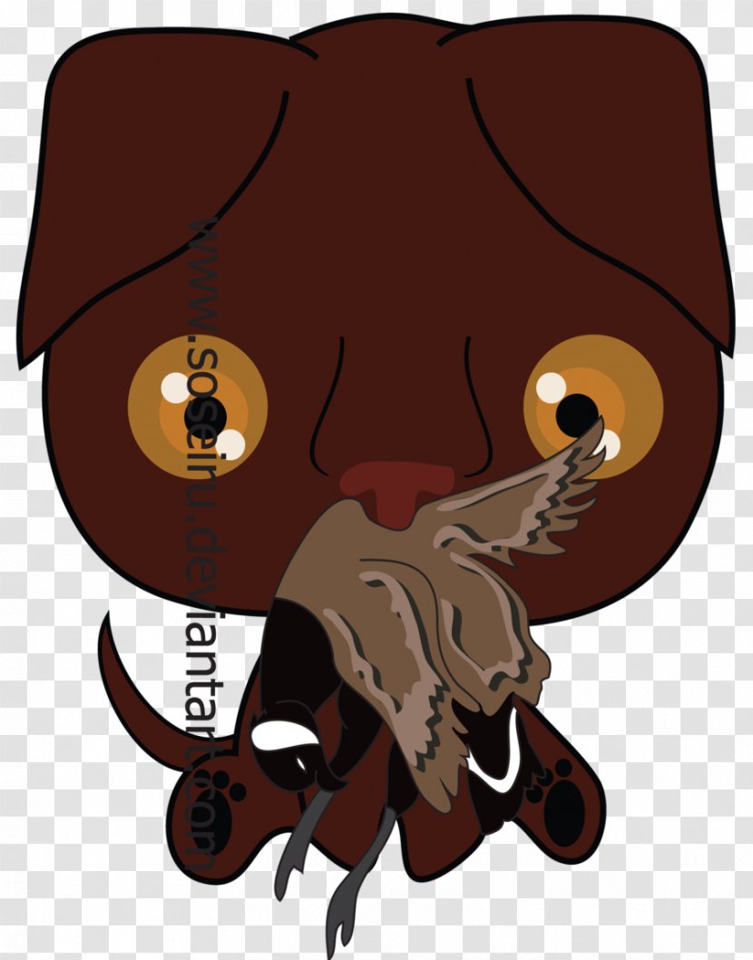 Carnivora Character Clip Art - Fictional - Chocolate Labrador Transparent PNG