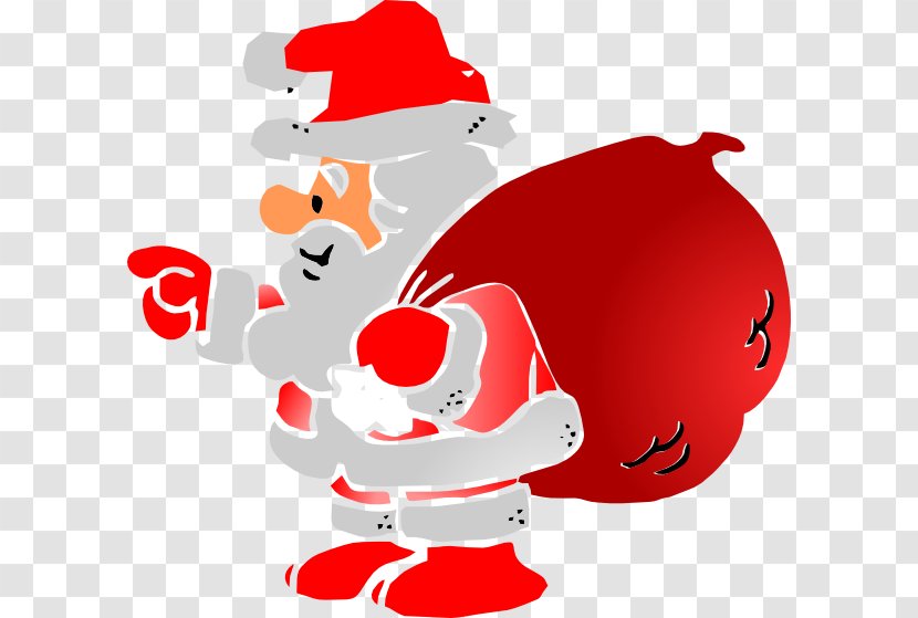 Santa Claus Christmas Clip Art - Secret Cliparts Transparent PNG