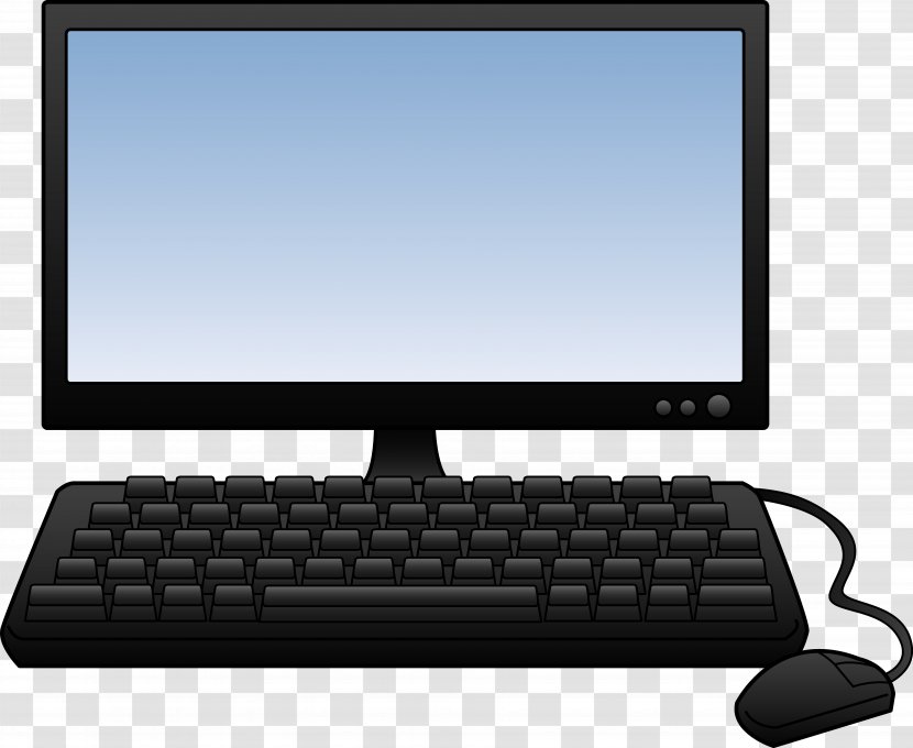 Desktop Computers Personal Computer Clip Art - Keyboard - Pc Transparent PNG