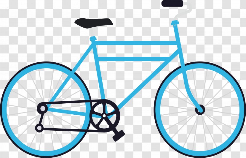 Felt Bicycles Bicycle Frame Cruiser Single-speed - Hybrid - Blue Bike Transparent PNG