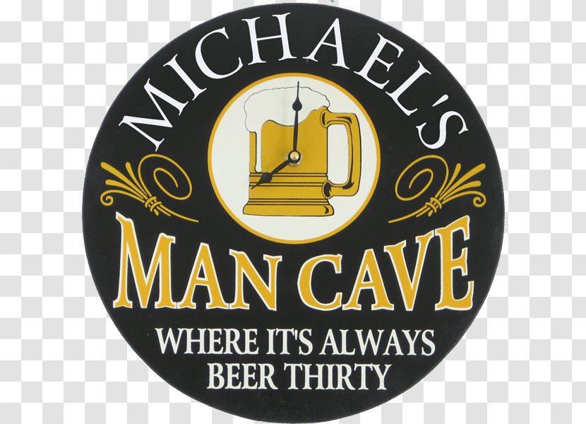 Man Cave Table Clock Beer Garage Transparent PNG