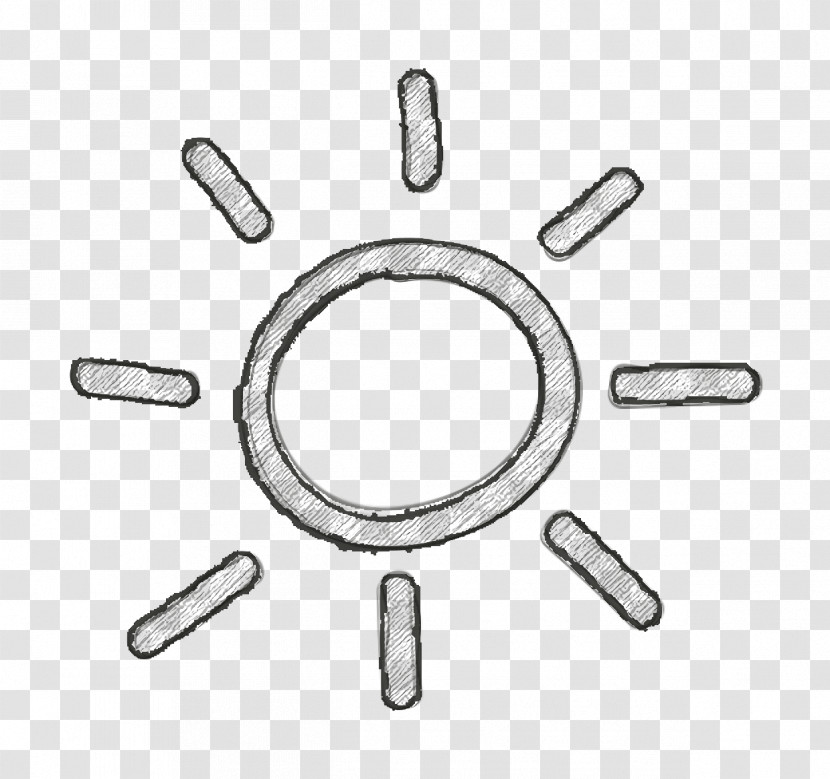 Sun Hand Drawn Symbol Icon Weather Icon Hand Drawn Icon Transparent PNG