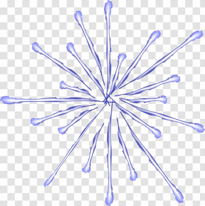 Fireworks Purple - Symmetry - Line Transparent PNG