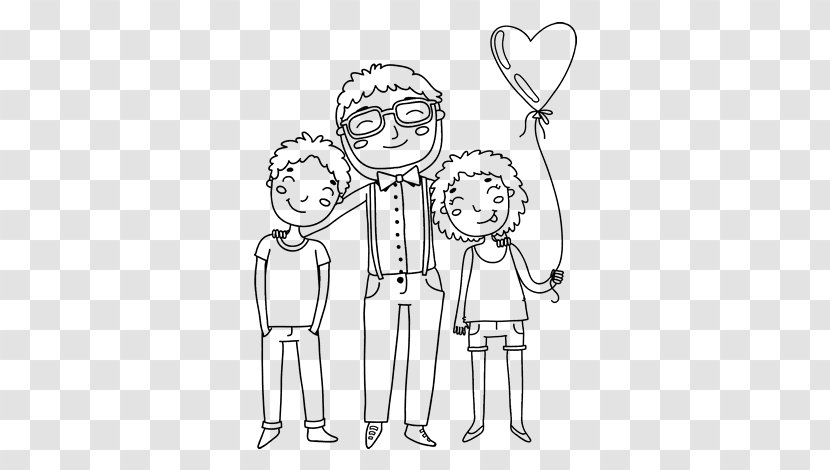 Drawing Father Painting Child Sketch - Flower Transparent PNG