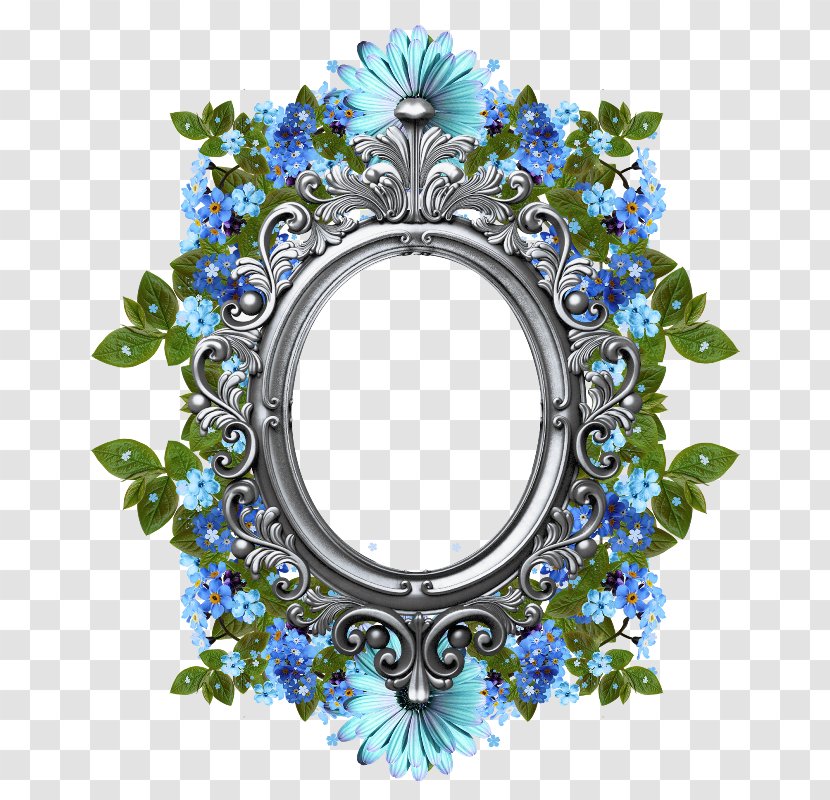 Flower Picture Frames Clip Art - Oval - Spring Whirlwind Transparent PNG
