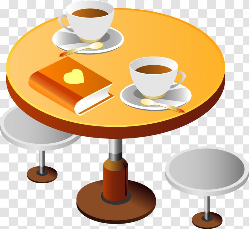 Table Clip Art - Round - Vector Painted A Small Transparent PNG