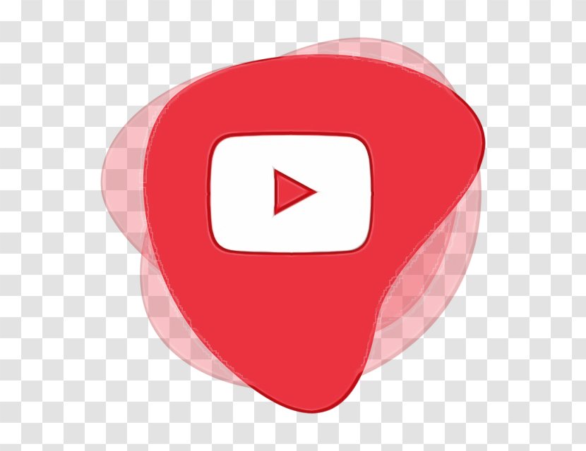 Logo Youtube - Red - Symbol Heart Transparent PNG