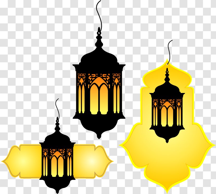 Quran Islam Muslim Clip Art - Light Fixture - Vector Hand-painted Vintage Lamp Transparent PNG