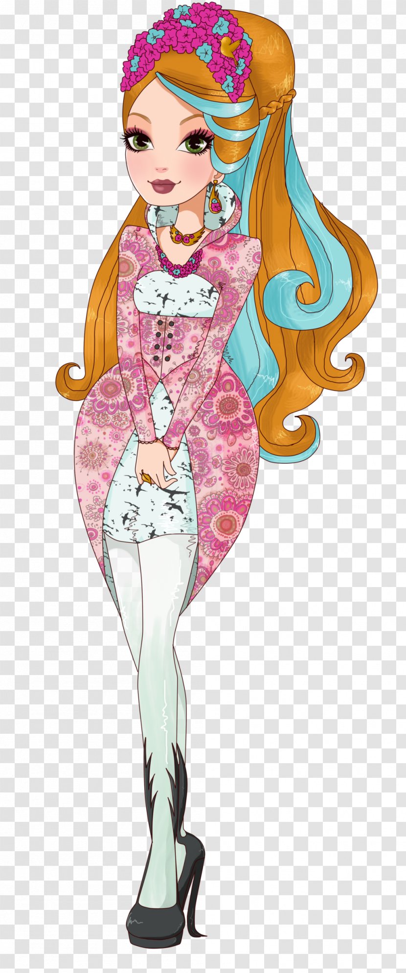 Ever After High Fan Art Doll Character - Heart - Wonderland Transparent PNG