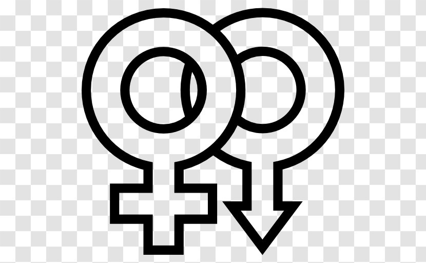 Gender Symbol Sign - Cartoon Transparent PNG