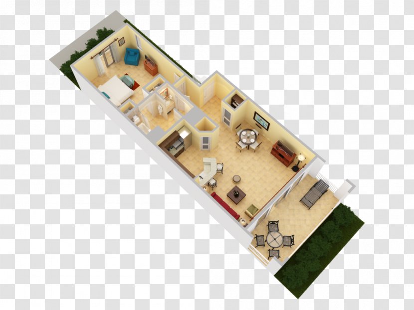 3D Floor Plan Las Casitas Village, A Waldorf Astoria Resort House Transparent PNG