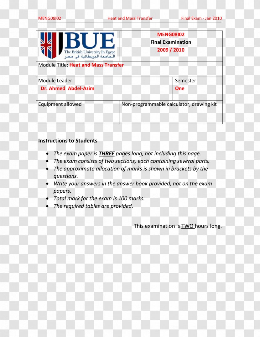 Web Page British University In Egypt Product Design Brand - Area - Meng Transparent PNG