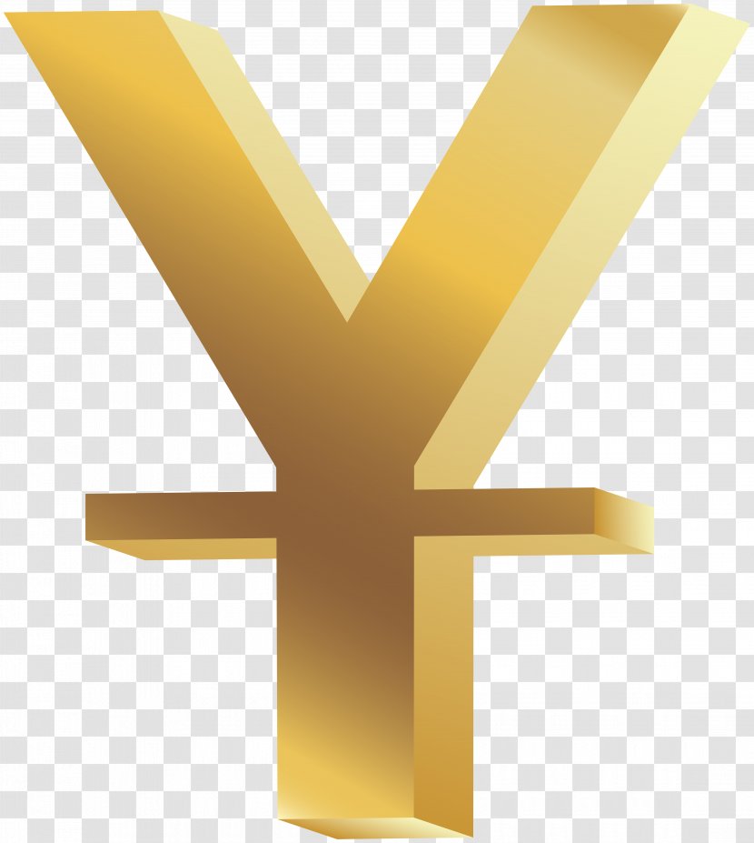 Yen Sign Renminbi Currency Symbol Clip Art - Euro Transparent PNG