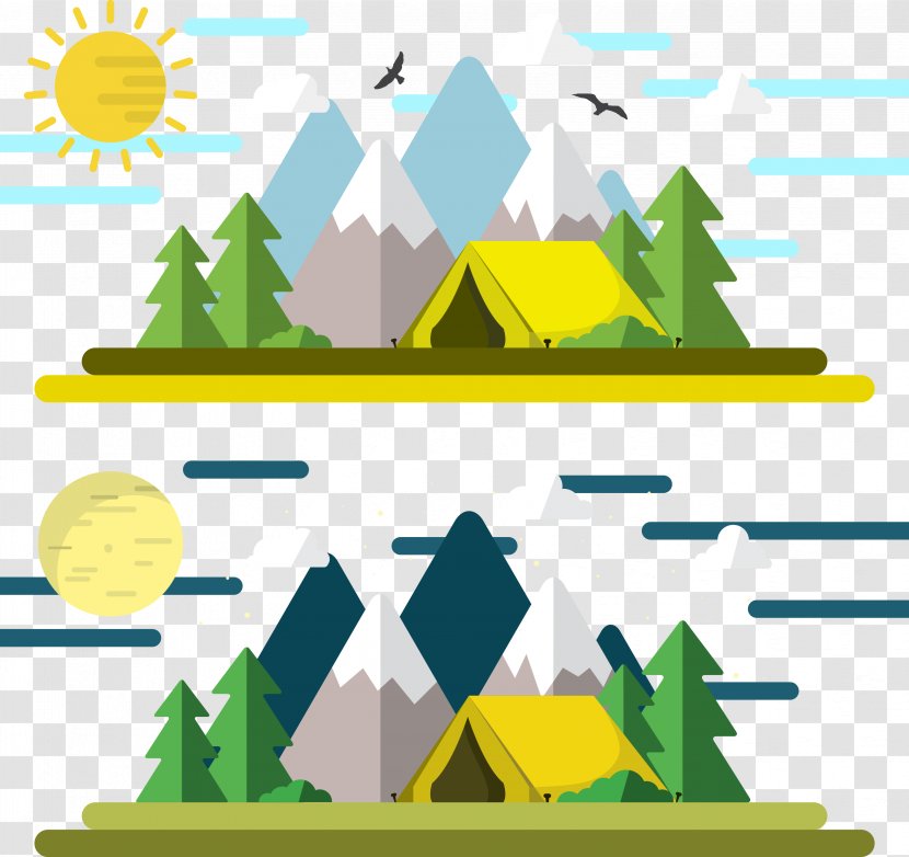 Euclidean Vector - Raster Graphics - Forest Chalet Transparent PNG