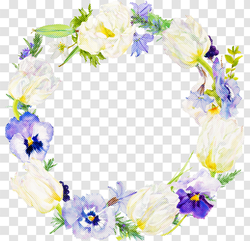 Purple Watercolor Flower Transparent PNG