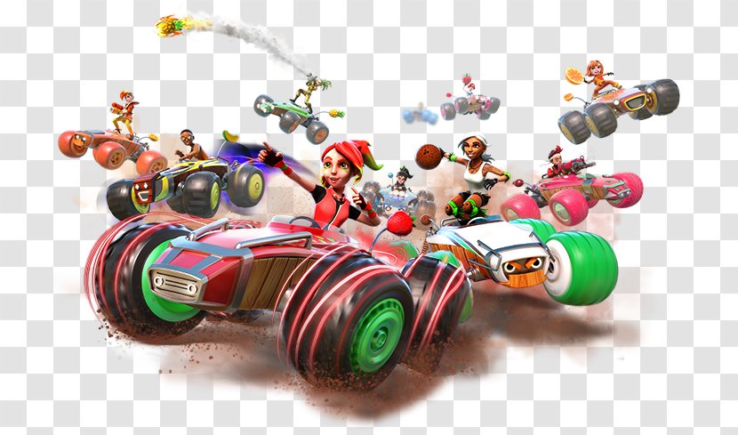 All-Star Fruit Racing Nintendo Switch PlayStation 4 Game - Pqube - Drift Kart Transparent PNG