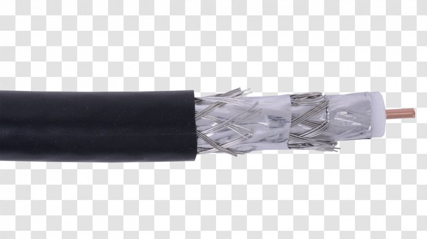 Coaxial Cable RG-6 Shielded Electrical Television - Video Transparent PNG