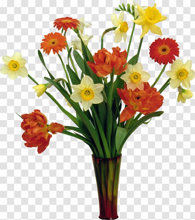 Daffodil Can Stock Photo Cut Flowers Clip Art - Vase - Flower Transparent PNG