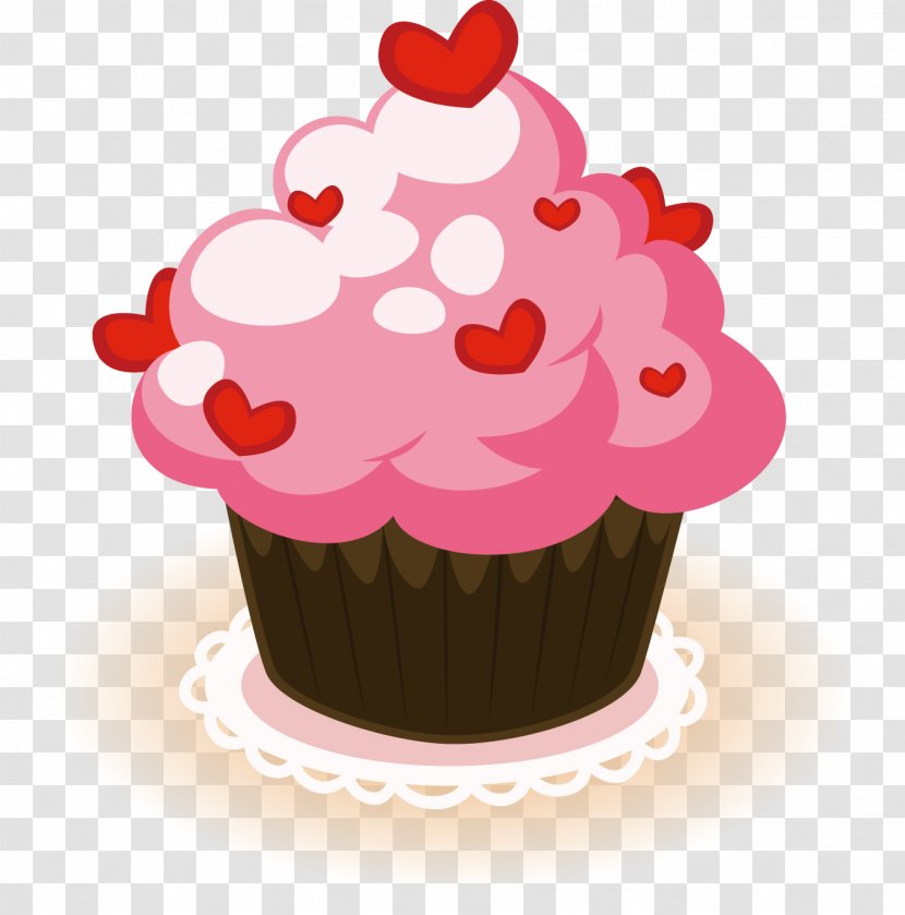 Cupcake Birthday Cake Muffin Bakery - Lovely Transparent PNG