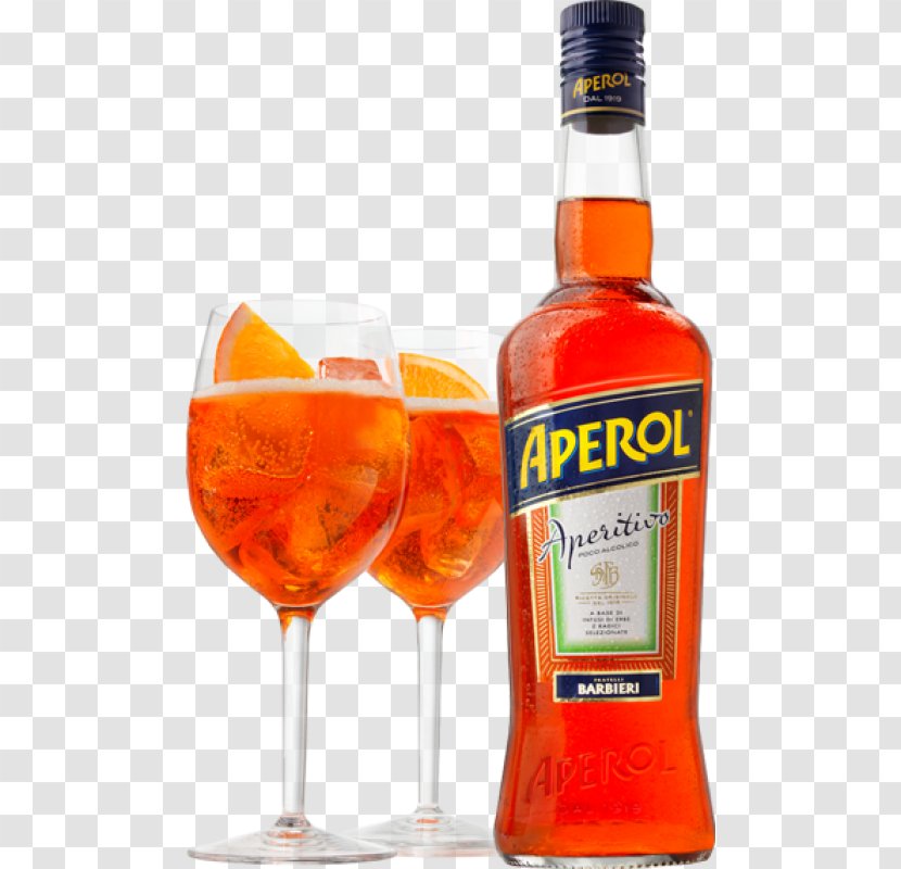 Aperol Spritz Apéritif Campari Italian Cuisine - Wine Cocktail Transparent PNG