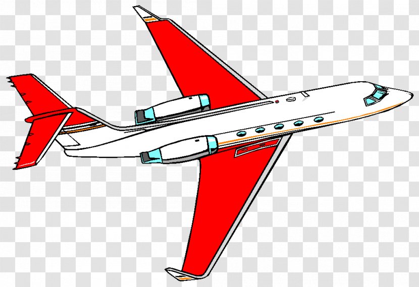 Airplane Aircraft Airliner Civil Aviation - Floating Transparent PNG