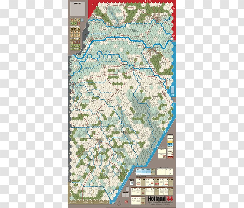 Operation Market Garden Netherlands Battle Of Arnhem Map Game - Road Transparent PNG