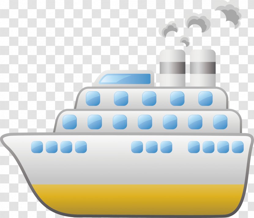 Ship Clip Art - Rectangle - Vector Element Transparent PNG