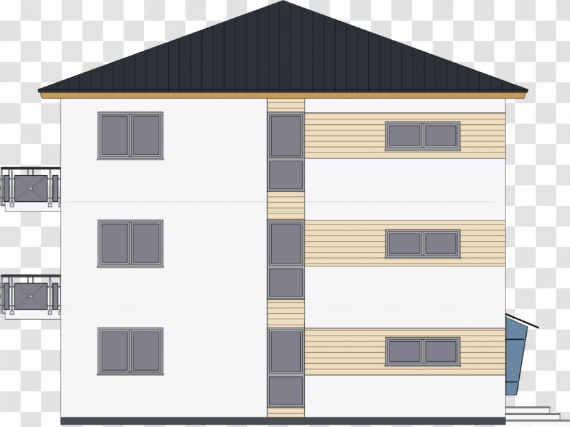 Window Siding Architecture Facade Property - Roof Transparent PNG