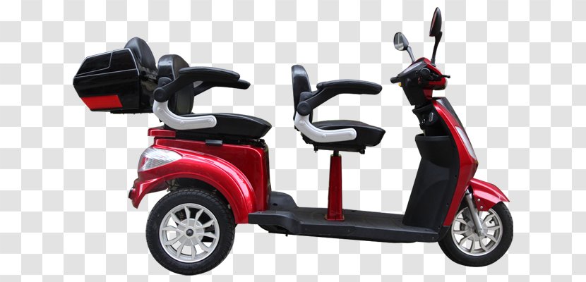 Mobility Scooters Electric Vehicle Motor Trike - Heart Transparent PNG