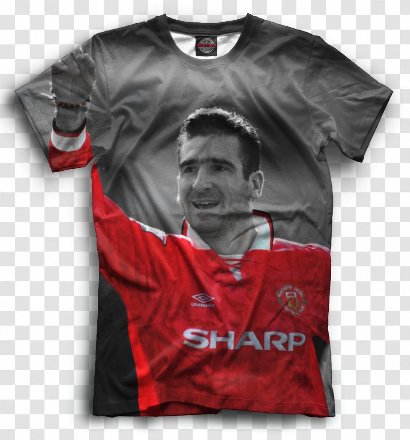Eric Cantona Long-sleeved T-shirt Jersey - Silhouette Transparent PNG