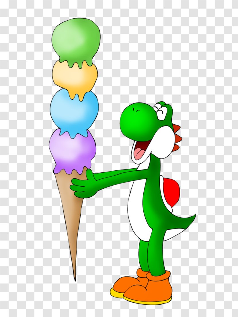 Ice Cream Luigi Mario Party 5 Yoshi Transparent PNG