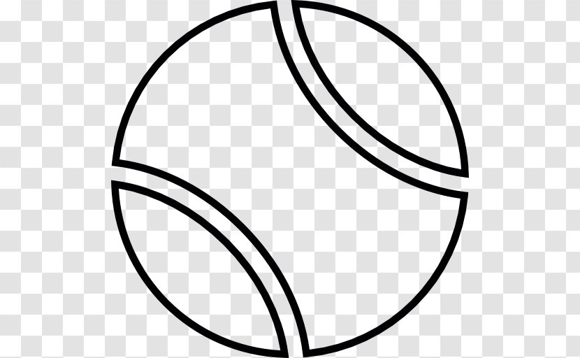 Tennis Balls Sport Racket - Line Art - Lined Transparent PNG