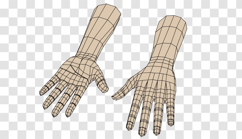 Thumb Hand Model Glove Pattern - Neck - Human Body Part Transparent PNG